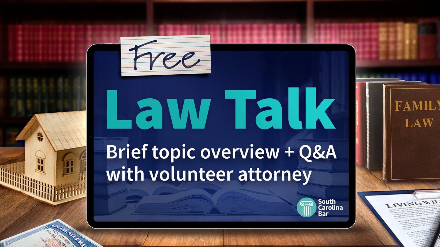 SC Bar Teams Up with County Libraries to Offer Law Talks Series on